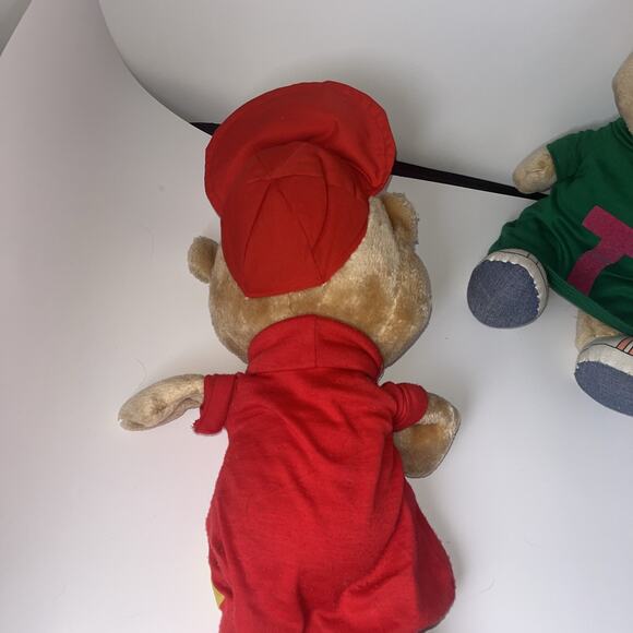 2 Vintage CBS 1983 Alvin & Theodore Chipmunks 20” Alvin Stuffed Plush Toy Bundle - Picture 7 of 12